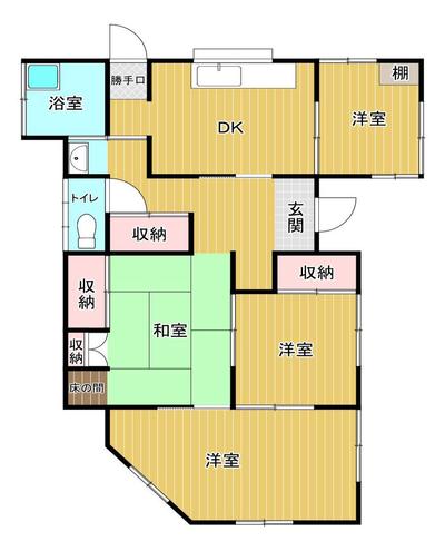 [Hatomark Site] 4DK used detached house in Kuriya, Shunan City, Yamaguchi Prefecture — Image 1, Shunan, Yamaguchi