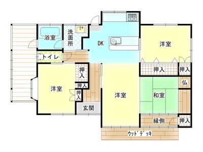 Spacious 3DK House with Large Land in Miyakonojo, Miyazaki — Image 1, Miyakonojo, Miyazaki