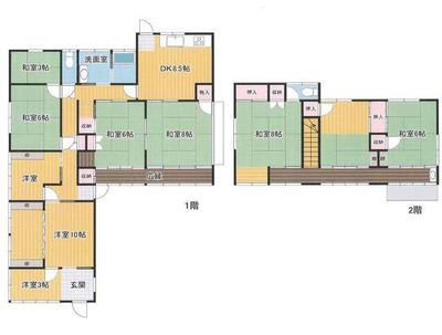 Spacious 8DK House Near Moka Station, Tochigi - 442m² Plot — Image 2, Moka, Tochigi