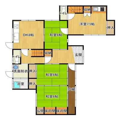 Traditional 8DK House for Sale in Tabuse, Yamaguchi — Image 3, Tabuse, Yamaguchi