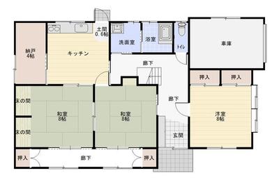 [Hatomark Site] Tenjincho used house 5DK used detached house in Tenjincho, Aizuwakamatsu City, Fukushima Prefecture — Image 2, Aizuwakamatsu, Fukushima