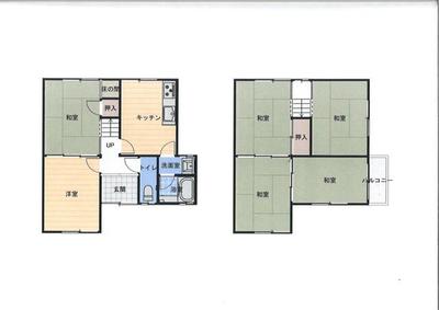 Traditional 6DK House in Kainan City - Elevated Location Near Station — Image 1, Kainan, Wakayama