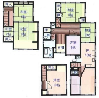 [Hatomark Site] 6DK Used Detached House in Haseda-cho, Yamanaka Onsen, Kaga City, Ishikawa Prefecture — Image 4, Kaga, Ishikawa