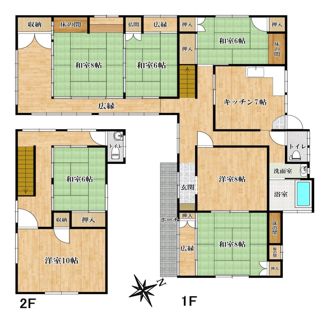 Spacious 7DK House in Unzen, Nagasaki - Thumbnail 4