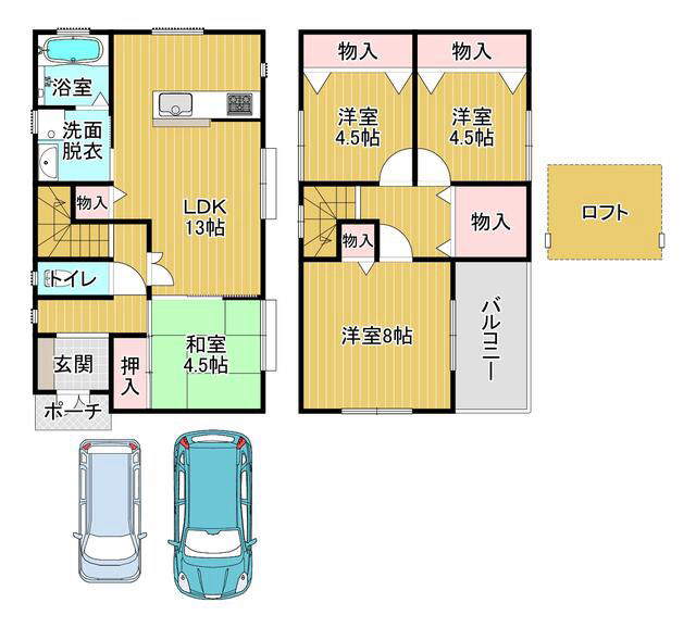 4LDK Detached House in Kashiwara, Osaka - Thumbnail 2