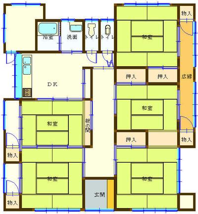 [Hatomark Site] 5DK Used Detached House in Yanai, Kumagaya City, Saitama Prefecture — Image 2, Kumagaya, Saitama