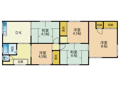 [Hatomark Site] 5DK Used Detached House in Nagao 5-chome, Jonan-ku, Fukuoka City, Fukuoka Prefecture — Image 3, Jonan, Fukuoka