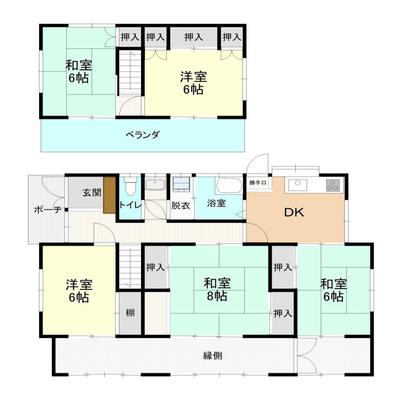 Spacious 5DK House in Shiroyama, Shunan - 291m² Plot — Image 1, Shunan, Yamaguchi