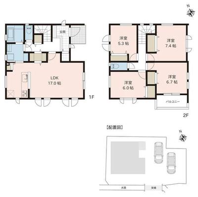 [Hatomark Site] Matsumoto City, Kotobuki Kita 6-chome Taylor House 4LDK Newly built detached house in Matsumoto City, Kotobuki Kita 6-chome, Nagano Prefecture — Image 4, Matsumoto, Nagano