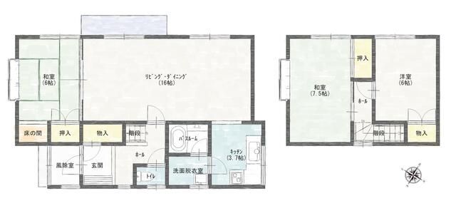 3LDK Detached House for Rent in Iwamizawa, Hokkaido - Thumbnail 4