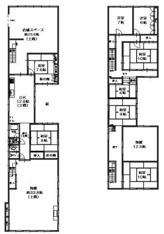 Spacious 8DK House in Tsubata, Kahoku - Mixed Commercial Property — Image 1, Tsubata, Ishikawa