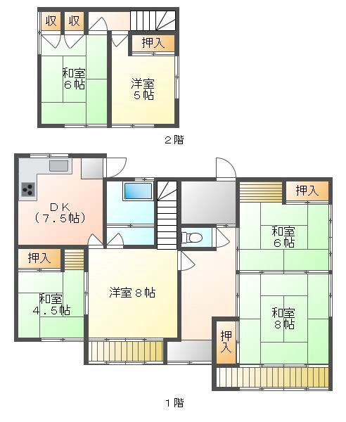 Spacious 6SDK House in Okayama's Quiet Yamazaki District - Thumbnail 3