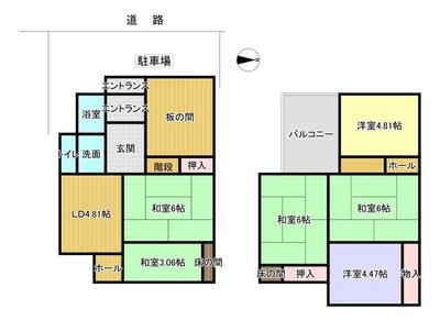 7LDK House for Sale in Katsuragi, Nara - Near Kintetsu-Shinjo Station — Image 4, Katsuragi, Nara