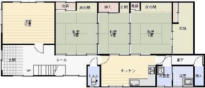 [Hatomark Site] 6DK Used Detached House in Teppocho, Shinjo City, Yamagata Prefecture — Image 3, Shinjo, Yamagata