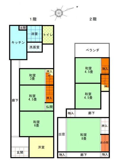 [Hatomark Site] Used 7DK detached house in Teppocho, Takahashi City, Okayama Prefecture — Image 1, Takahashi, Okayama