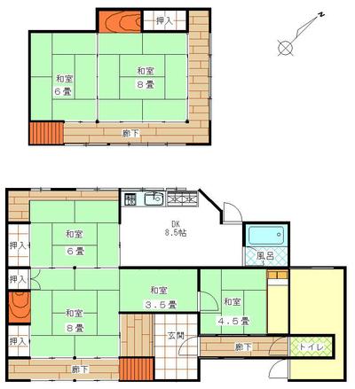 Historic 5SLDK House in Mimasaka, Okayama - Built 1868 — Image 3, Mimasaka, Okayama