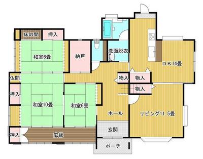 [Hatomark Site] 7LDK Used Detached House in Akasaka, Nagareru, Ishinomaki, Miyagi Prefecture — Image 4, Ishinomaki, Miyagi
