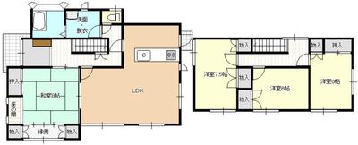 Spacious 4LDK House in Kudamatsu City with Large Land Plot — Image 1, Kudamatsu, Yamaguchi
