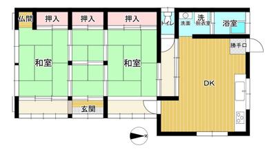 Traditional 3DK House Near Suo-Shimogo Station, Yamaguchi City — Image 4, Yamaguchi, Yamaguchi