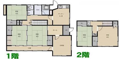 [Hatomark Site] 6DK Used Detached House in Nojiri-cho, Choshi City, Chiba Prefecture — Image 3, Choshi, Chiba