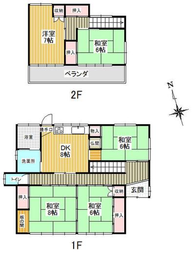 Spacious 5DK House with Large Land in Chikusei, Ibaraki — Image 1, Chikusei, Ibaraki