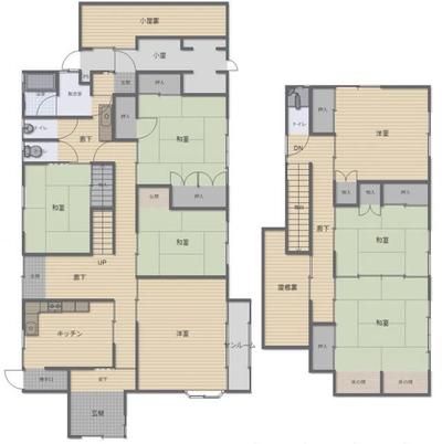 [Hatomark Site] 7DK used detached house in Sukesakoji, Noheji-machi, Kamikita-gun, Aomori Prefecture — Image 1, Noheji, Aomori