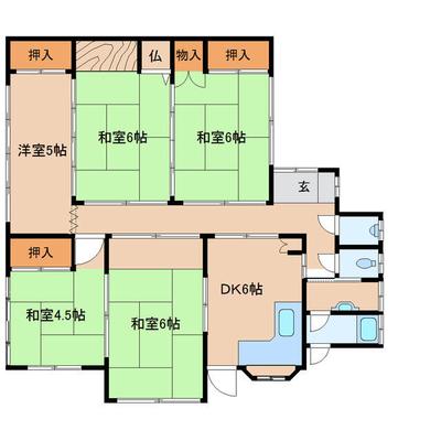 Spacious 5DK House Near Yanagigaura Station, Usa City — Image 3, Usa, Oita