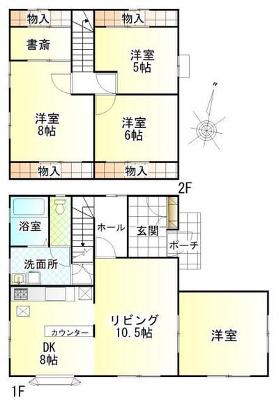 [Hatomark Site] 4LDK Used Detached House in Akamicho, Sano City, Tochigi Prefecture — Image 3, Sano, Tochigi