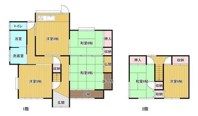 Spacious 5DK House Near Yakabe Station, Yanagawa City — Image 4, Yanagawa, Fukuoka