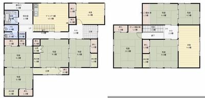 [Hatomark Site] 10DK Used Detached House in Tenjin, Nanto City, Toyama Prefecture — Image 3, Nanto, Toyama