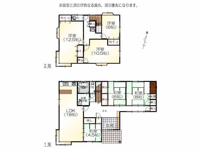 6LDK House in Komatsu with 168.92㎡ Floor Space - Thumbnail 2