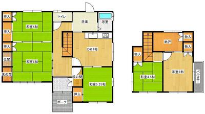[Hatomark Site] 5SDK Used Detached House in Oaza Yatsushiro, Shunan City, Yamaguchi Prefecture — Image 3, Shunan, Yamaguchi