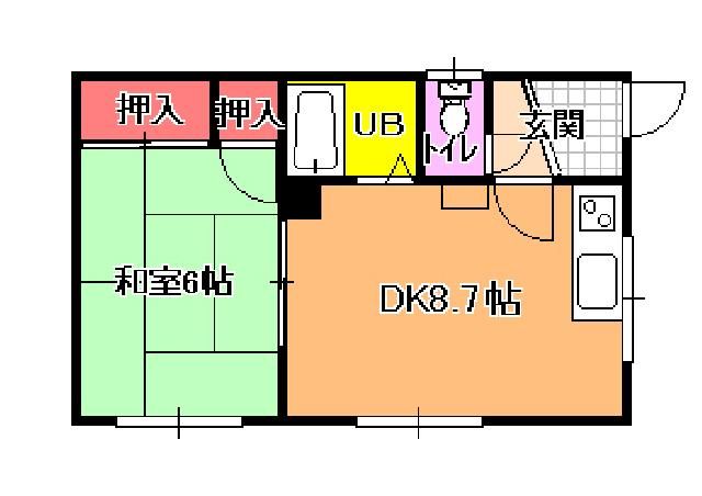 1DK Apartment for Rent in Obihiro, Hokkaido - 33 sqm, No Key Money - Thumbnail 3