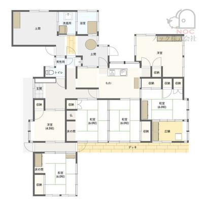 Spacious 6DK House with Large Land in Omuta, Fukuoka — Image 4, Omuta, Fukuoka