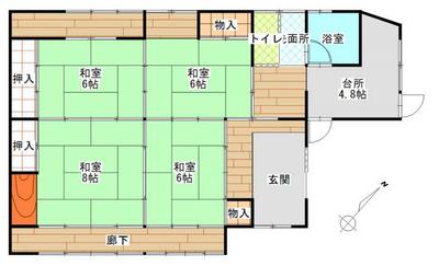 Traditional 4K House with Large Land Plot in Mimasaka, Okayama — Image 3, Mimasaka, Okayama