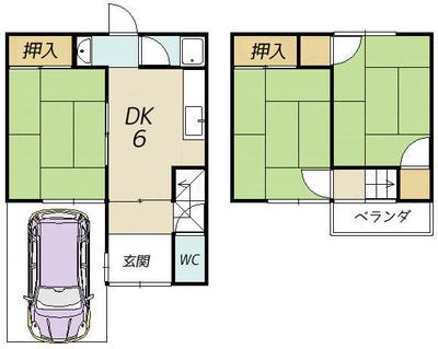 Traditional 3DK Terrace House in Yamashina, Kyoto for Sale — Image 1, Yamashina, Kyoto