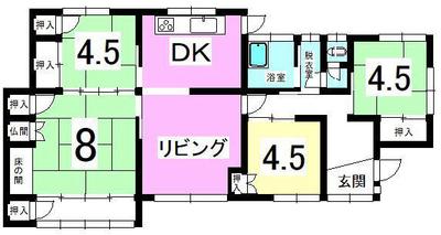 4LDK Used House in Bodaiji, Asakura City, Fukuoka — Image 4, Asakura, Fukuoka