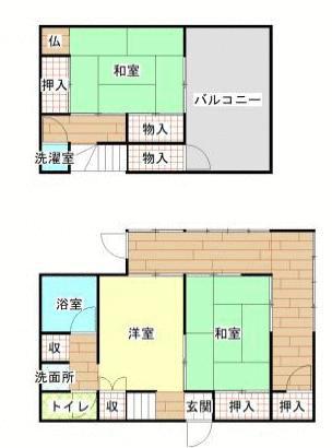 [Hatomark Site] 2DK Used Detached House in Imi, Kunimi-cho, Kunisaki-shi, Oita Prefecture — Image 4, Kunisaki, Oita