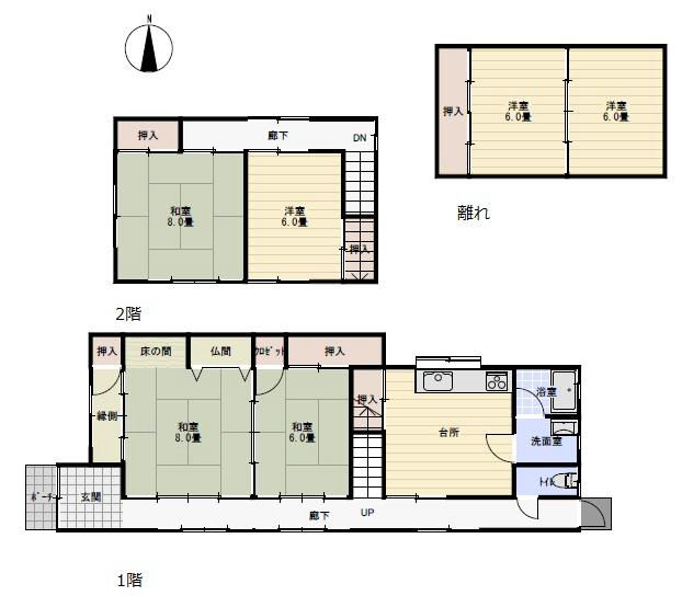 Spacious 4DK House in Suzuka with Separate Building - Thumbnail 2