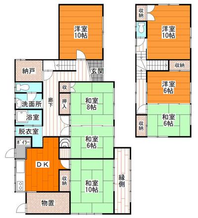 Spacious 7DK House for Sale in Iwate-cho - 133m² Living Space — Image 1, Iwate, Iwate