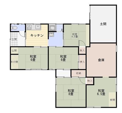Traditional 5SK House in Yonago - 288sqm Land Plot — Image 1, Yonago, Tottori