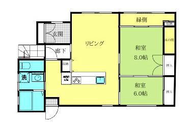 [Hatomark Site] 4LDK Used Detached House in Yamanote-cho, Ube City, Yamaguchi Prefecture — Image 4, Ube, Yamaguchi