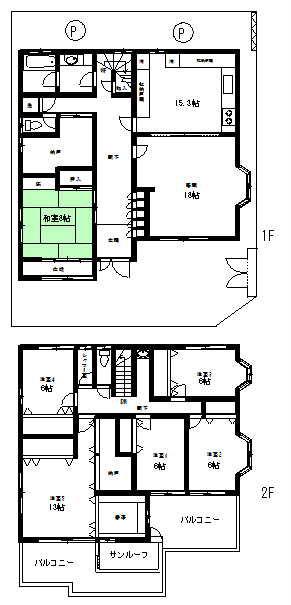 [Hatomark Site] 6SLDK Used Detached House in Manba 5-chome, Nakagawa-ku, Nagoya City, Aichi Prefecture — Image 1, Nakagawa, Aichi