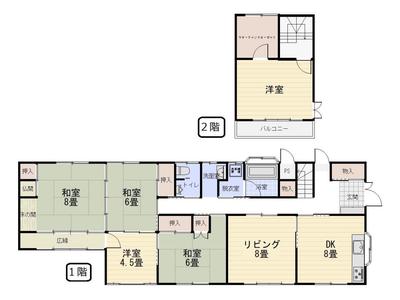 Traditional 5SLDK House in Uratsu, Yonago - 296m² Plot — Image 1, Yonago, Tottori