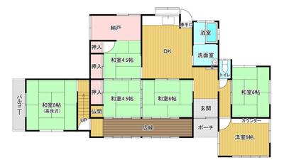 Traditional 6SDK House in Yaichi, Shunan - 293sqm Plot — Image 2, Shunan, Yamaguchi