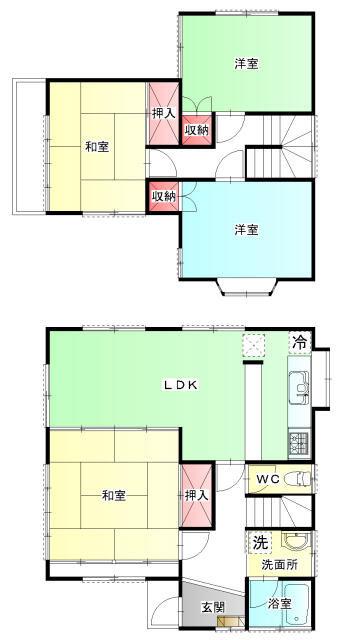 [Hatomark Site] 4LDK Used Detached House in Higashiyoshida, Yachimata City, Chiba Prefecture — Image 3, Yachimata, Chiba