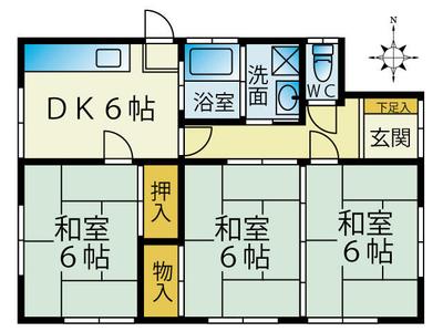 Single Story 3DK House in Hirashima, Fujieda - 166sqm Land — Image 4, Fujieda, Shizuoka