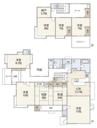 Spacious 8SLDK House in Ando, Hiroshima - 874sqm Plot — Image 1, Asaminami, Hiroshima
