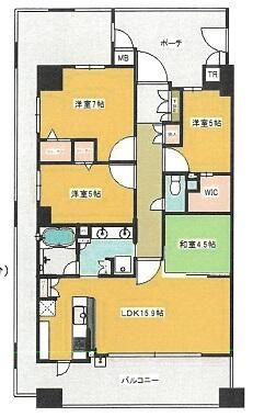 4LDK Apartment for Sale in Sakai, Osaka - Nakamozu Station 3 min - Thumbnail 3