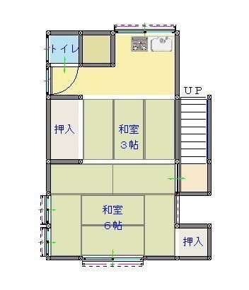 1R Apartment for Rent in Okayama City, 16,000 Yen, Near Seikibashi Station - Thumbnail 3